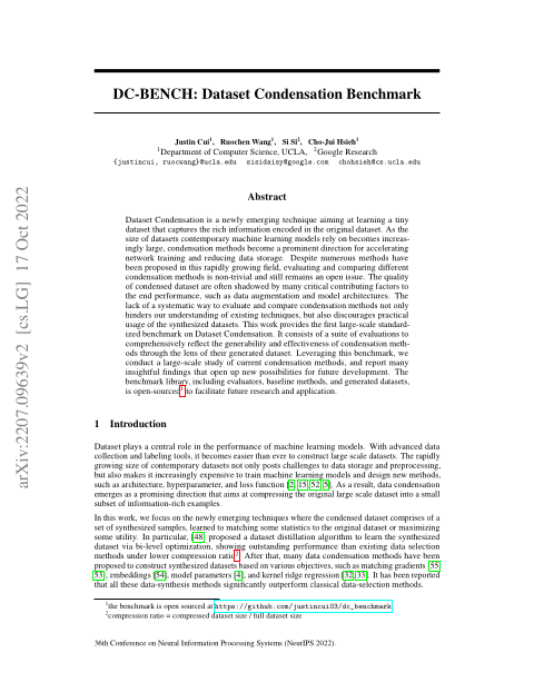 DC-Bench: Dataset Condensation Benchmark thumbnail